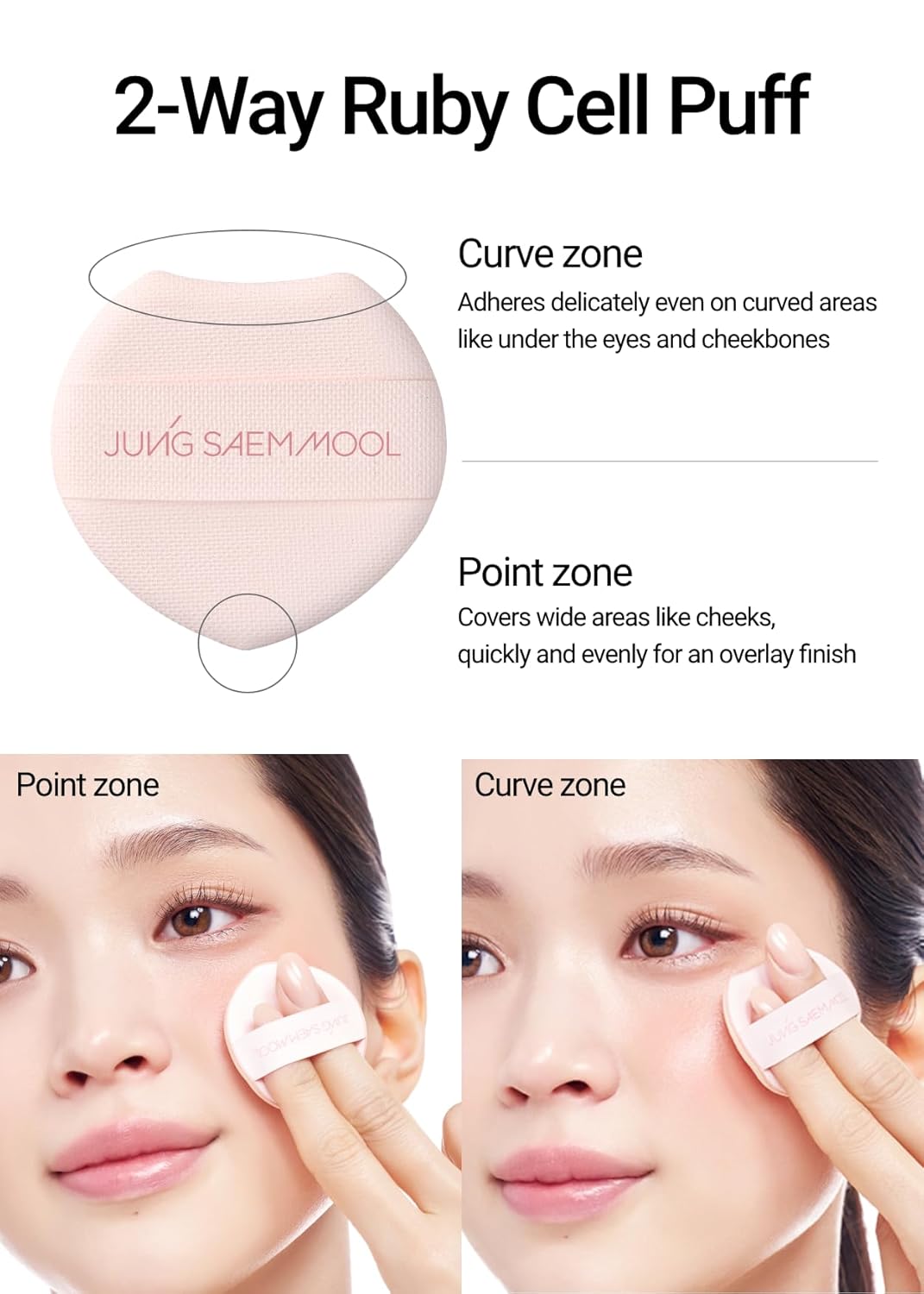 JUNG SAEM MOOL Artist Cushion Blush | Easy to Blend with Puff, Buildable Liquid Blush for Cheeks with a Natural & Dewy Finish, Korean Makeup (Dewy | Rare Rose)