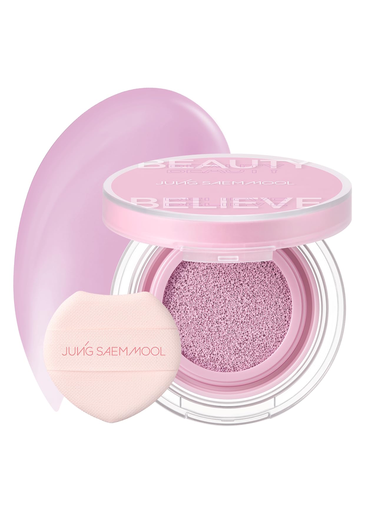 JUNG SAEM MOOL Artist Cushion Blush | Easy to Blend with Puff, Buildable Liquid Blush for Cheeks with a Natural & Dewy Finish, Korean Makeup (Dewy | Rare Rose)